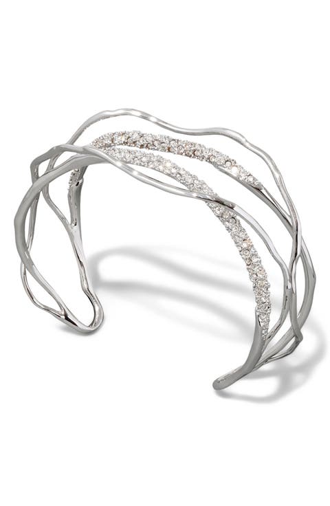Solanales Crystal Cuff Bracelet