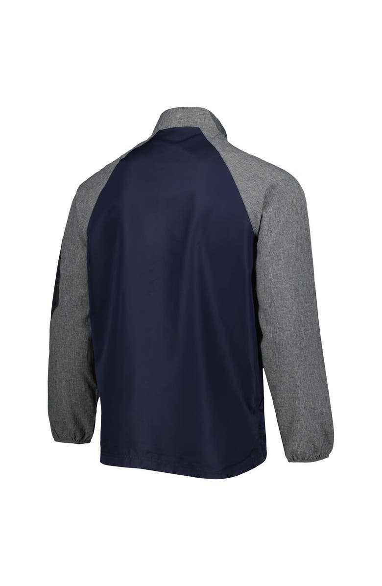 DUNBROOKE Men's Dunbrooke Navy Chicago Bears Hurricane Raglan Full-Zip Windbreaker Jacket, Alternate, color, Navy