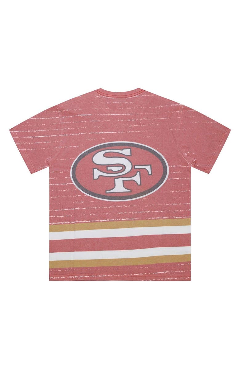 Mitchell & Ness Men's Mitchell & Ness Scarlet San Francisco 49ers Jumbotron 3.0 T-Shirt, Alternate, color, Scarlet