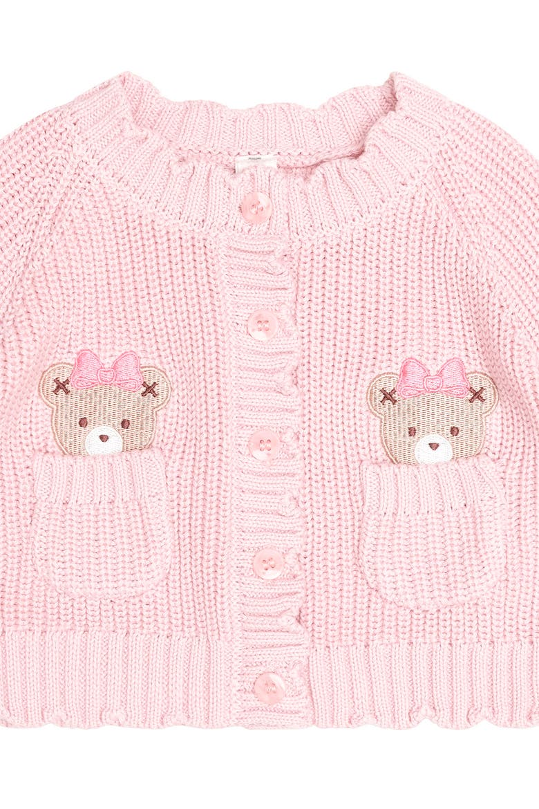 Baby Pink Fisherman Cardi, Alternate, color, Baby Pink