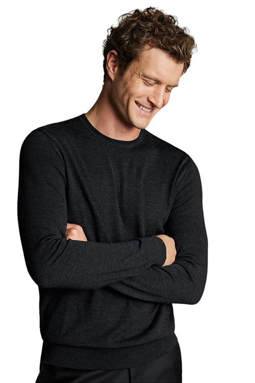 CHARLES TYRWHITT CHARLES TYRWHITT PURE MERINO CREW NECK SWEATER