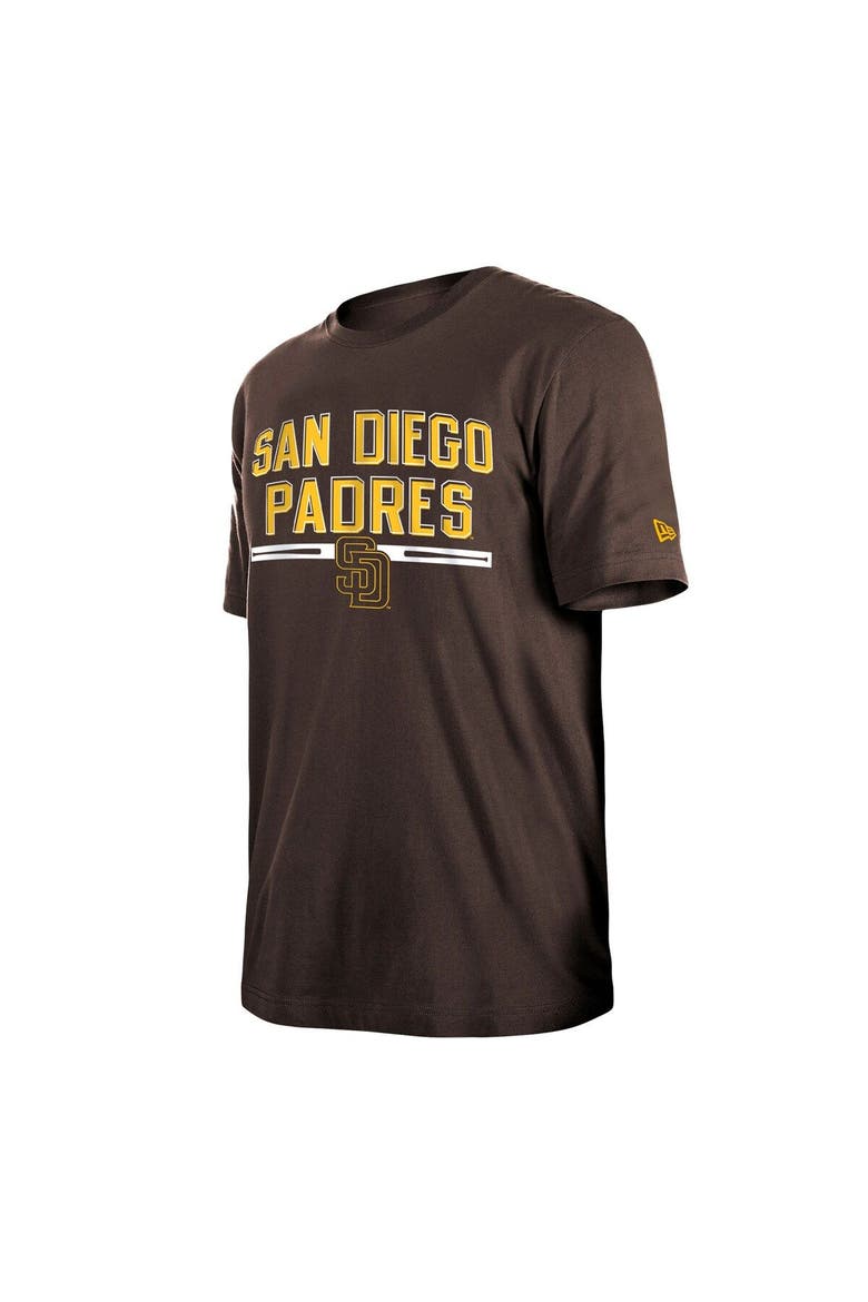 Men's New Era Brown San Diego Padres Batting Practice T-Shirt, Alternate, color, Brown
