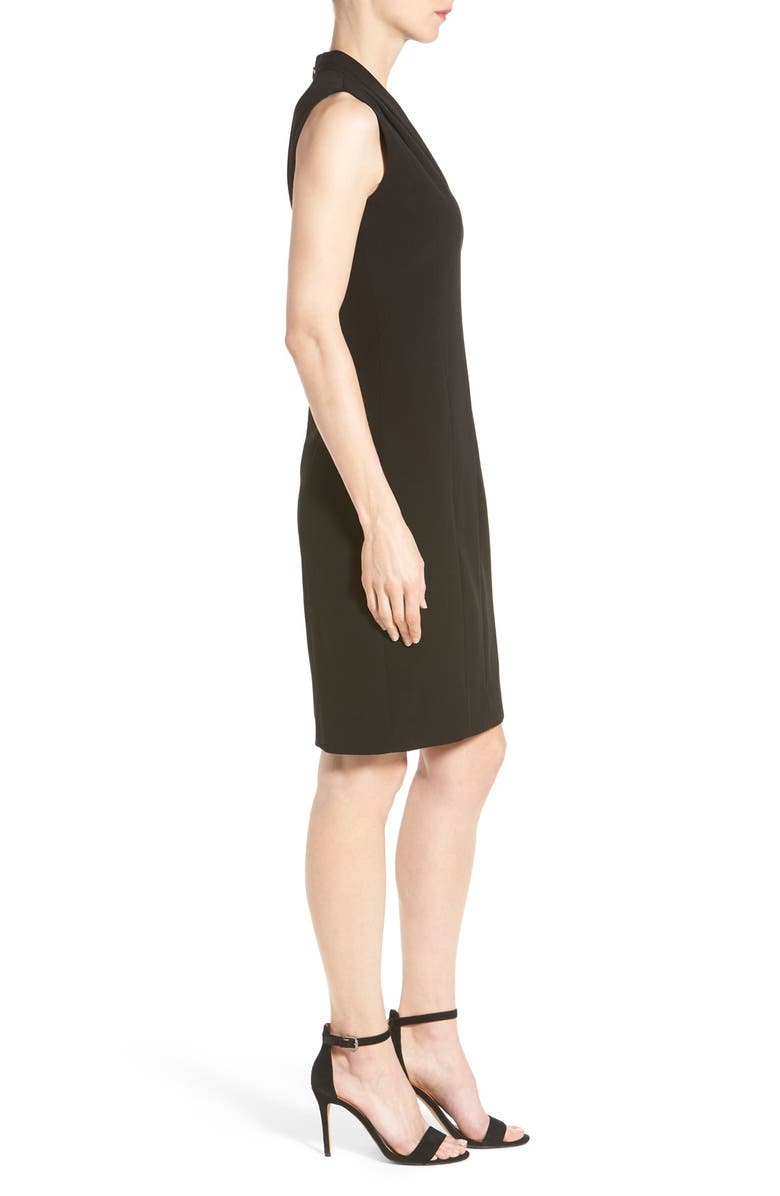 T Tahari 'Tonya' V-Neck Sheath Dress, Alternate, color, 