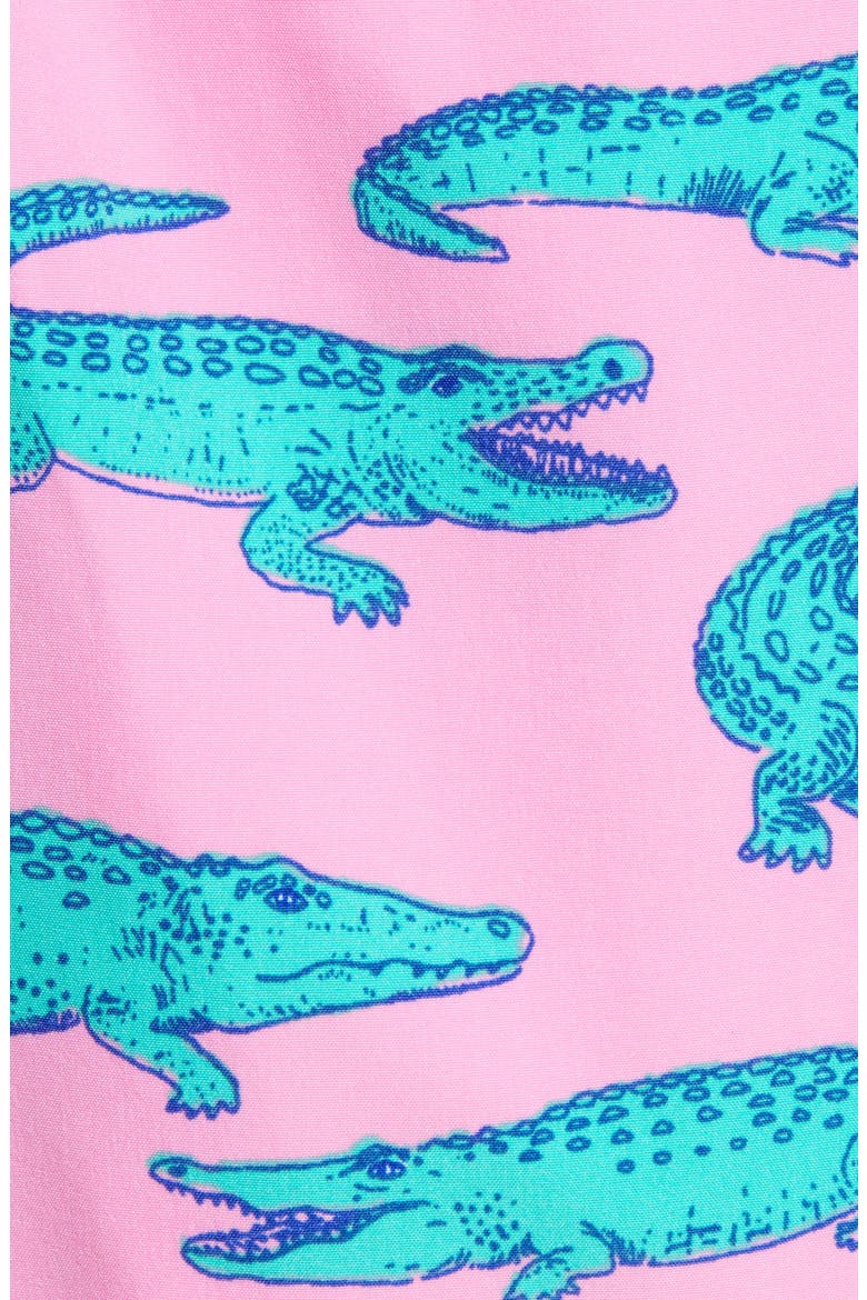 The Glades 5.5-Inch Swim Trunks, Alternate, color, PINK W/ ALLIGATORS