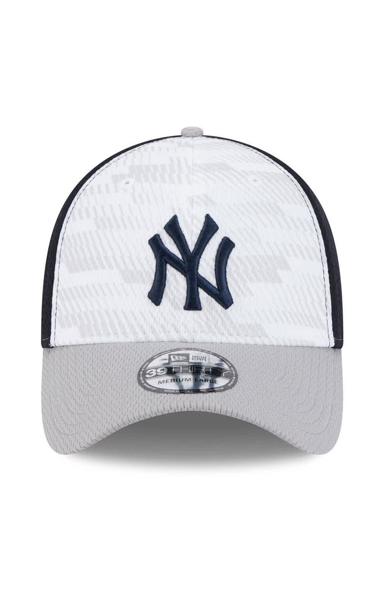 New Era Men's New Era Navy/Gray New York Yankees 2025 MLB Clubhouse 39THIRTY Flex Hat, Alternate, color, 