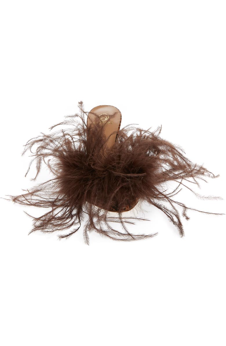 Brother Vellies Palms Feather Sandal, Alternate, color,