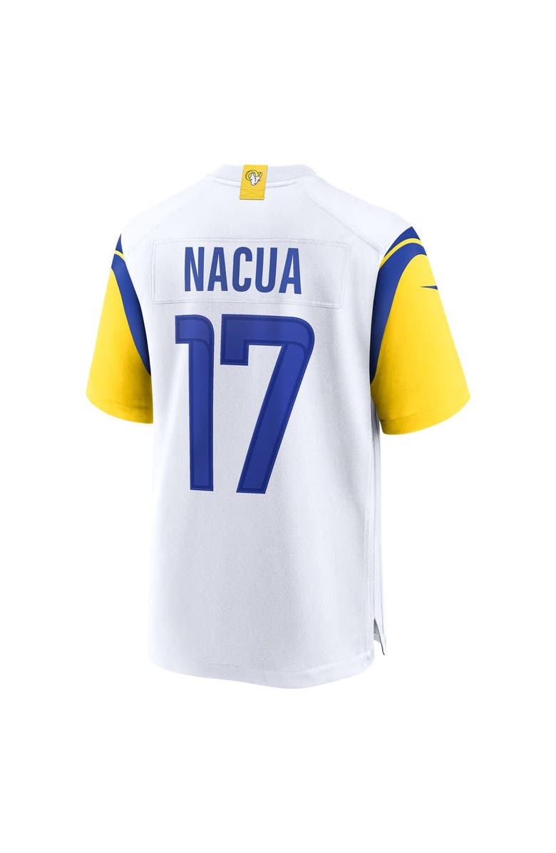 Nike Men's Nike Puka Nacua White Los Angeles Rams Game Jersey, Alternate, color, 