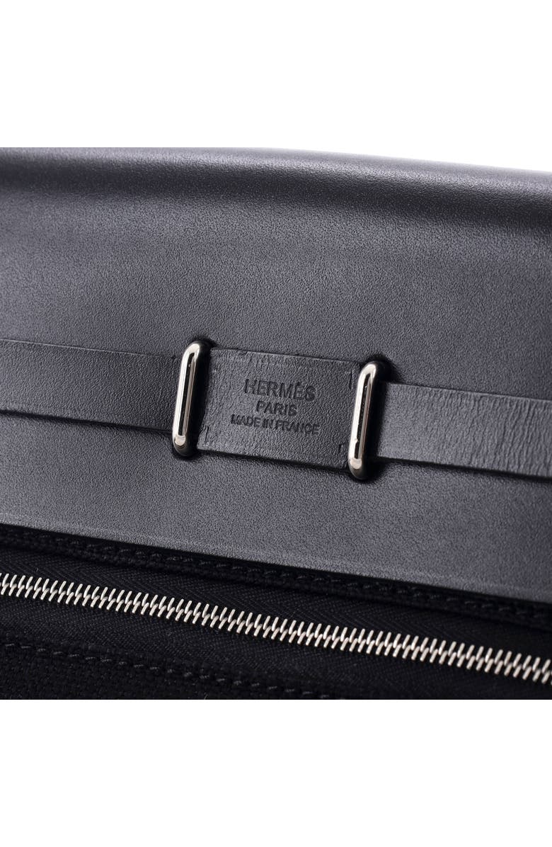 Pre-Owned Hermes Herbag Zip Toile and Leather 20, Alternate, color, Noir