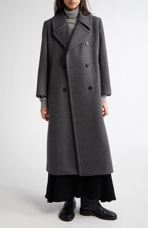 Cashmere Rib A-Line Sweater Skirt