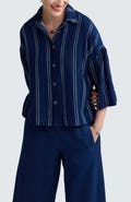 LUUKAA Jasmina Boxy Denim Muslin Jacket