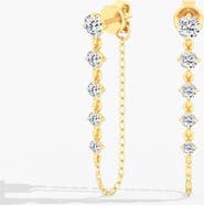 Everlee Starlight Graduated Lab Diamond Dangle Earrings in 14K Gold