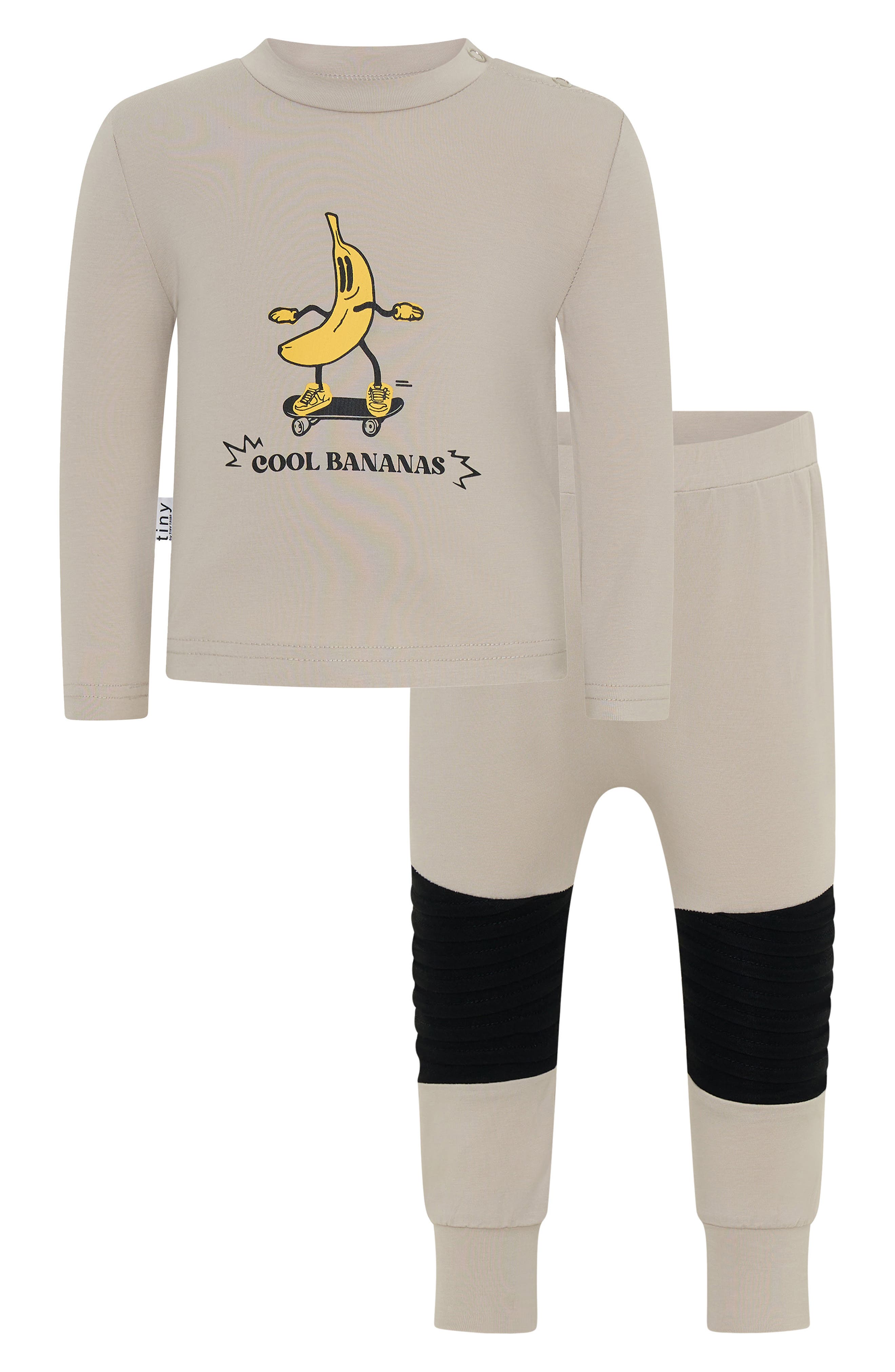 TINY by TINY TRIBE Cool Banana Long Sleeve Shirt & Pants Set