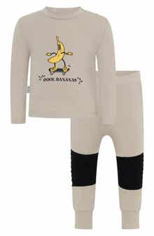 TINY by TINY TRIBE Cool Banana Long Sleeve Shirt & Pants Set