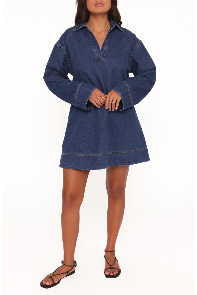 Genesis Denim Minidress, Main, color, INDIGO