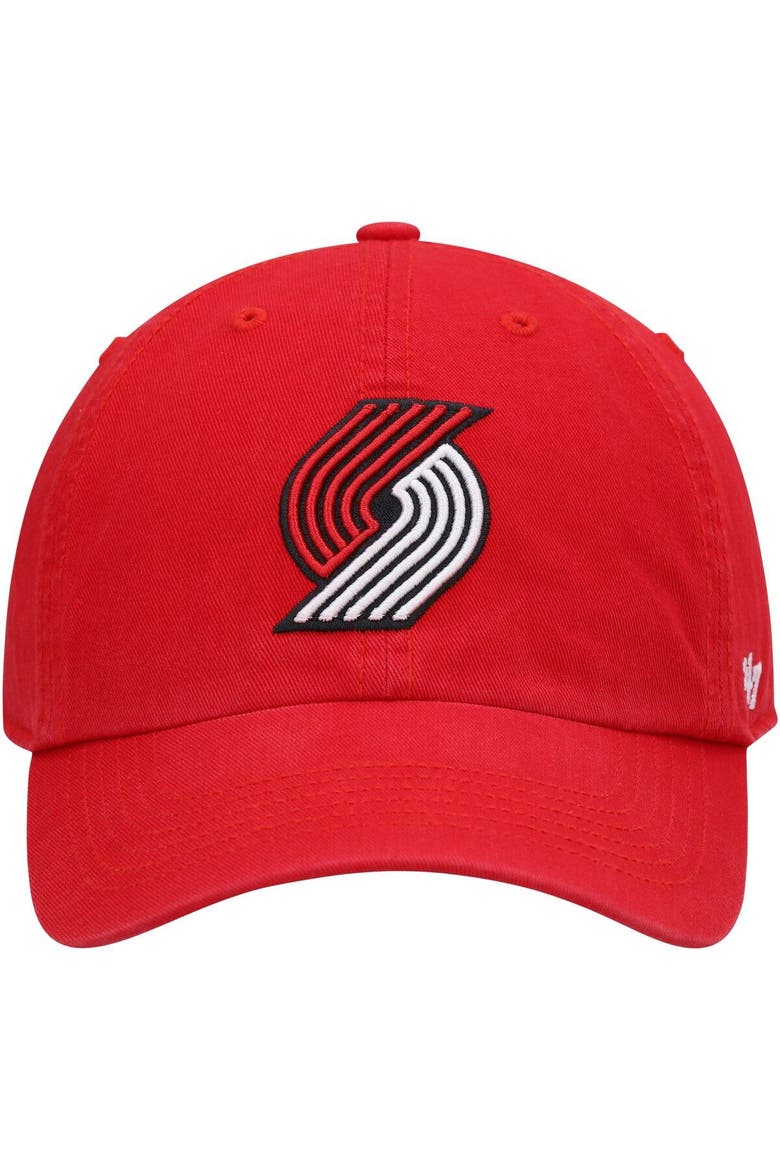 Men's '47 Red Portland Trail Blazers Franchise Fitted Hat, Alternate, color, Red