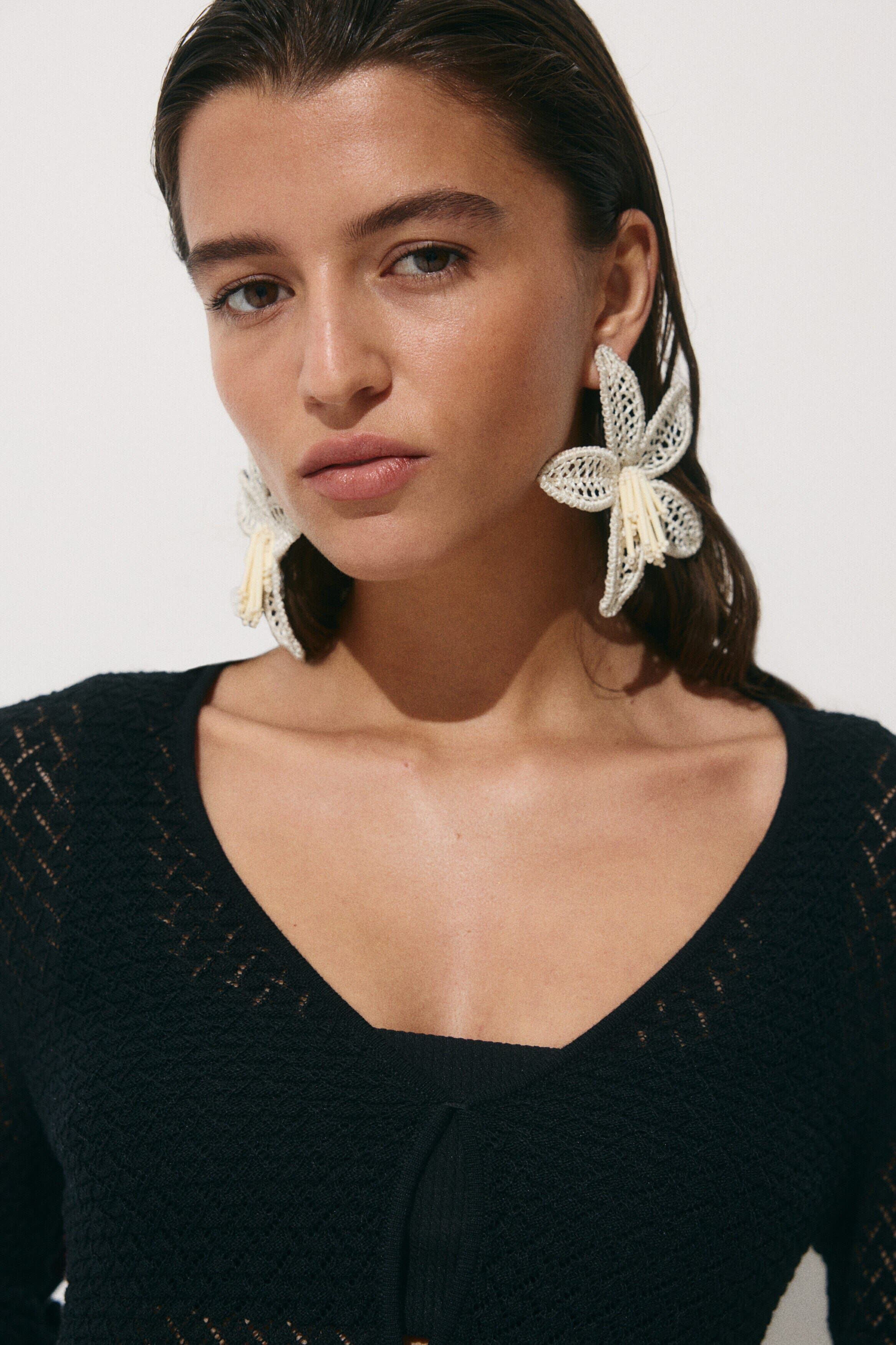 Pointelle-knit beach dress - image 2