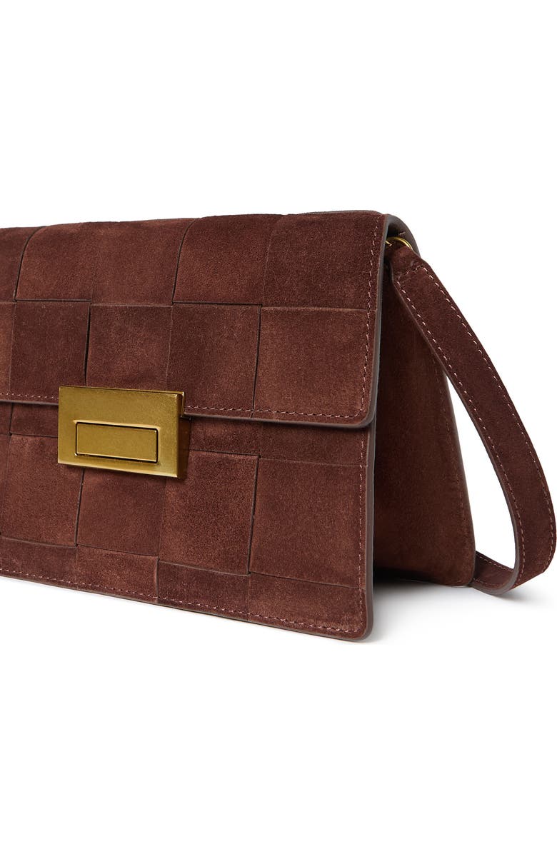 Loeffler Randall Delphine Clutch, Alternate, color, Espresso