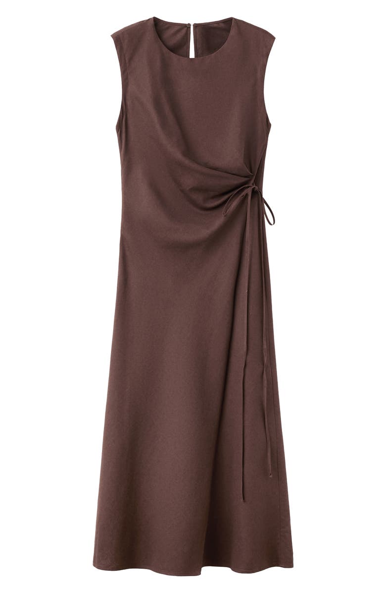 MANGO Wrap Midi Dress, Alternate, color, 