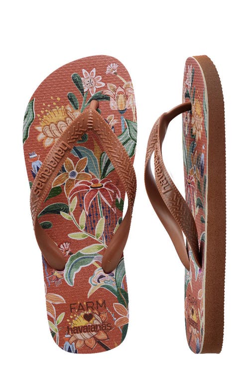 HAVAIANAS HAVAIANAS X FARM RIO DELICATE FLOWERS FLIP FLOP