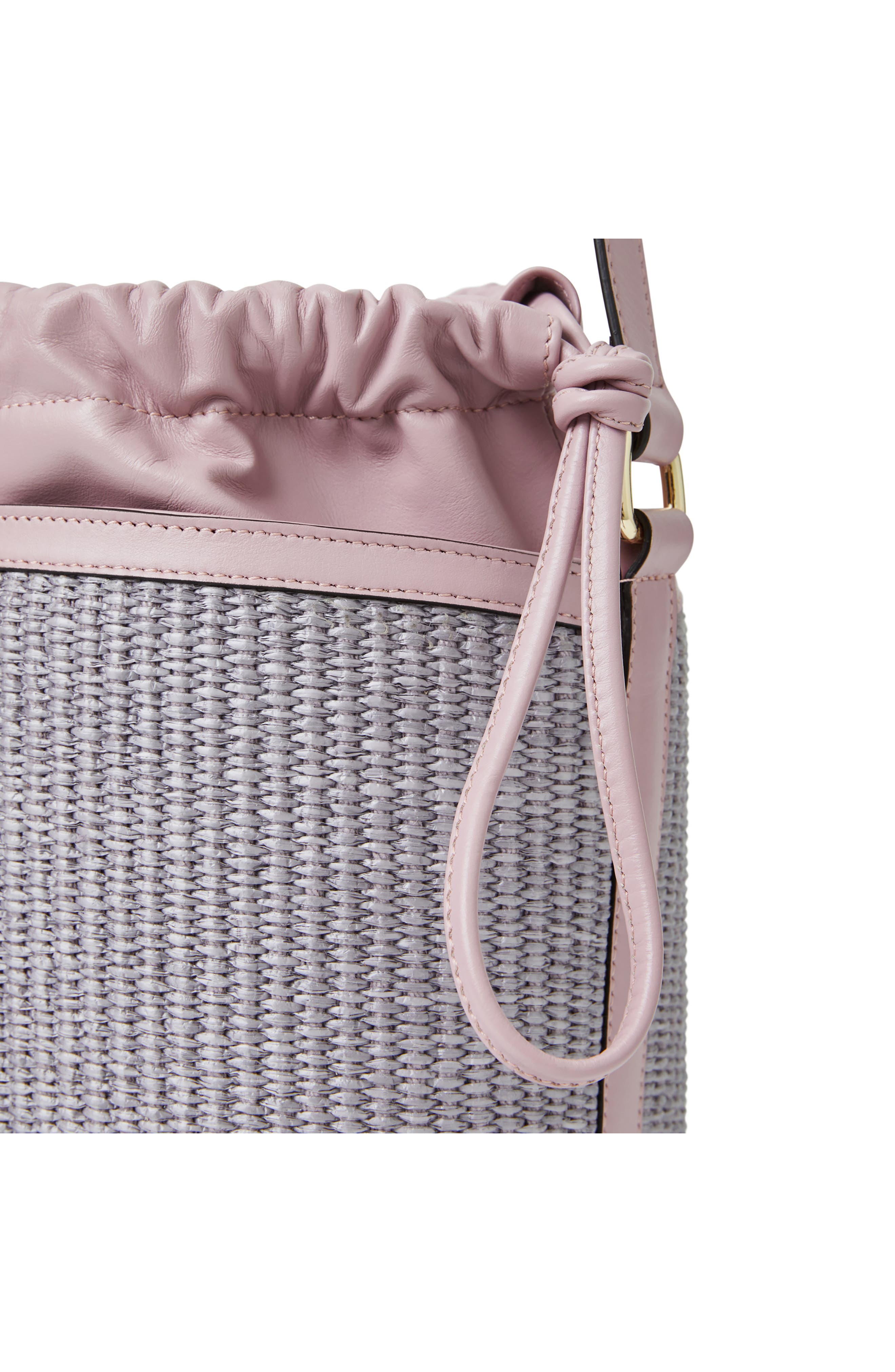 Bruno Magli Martina Drawstring Bucket Bag, Alternate, color, Mauve