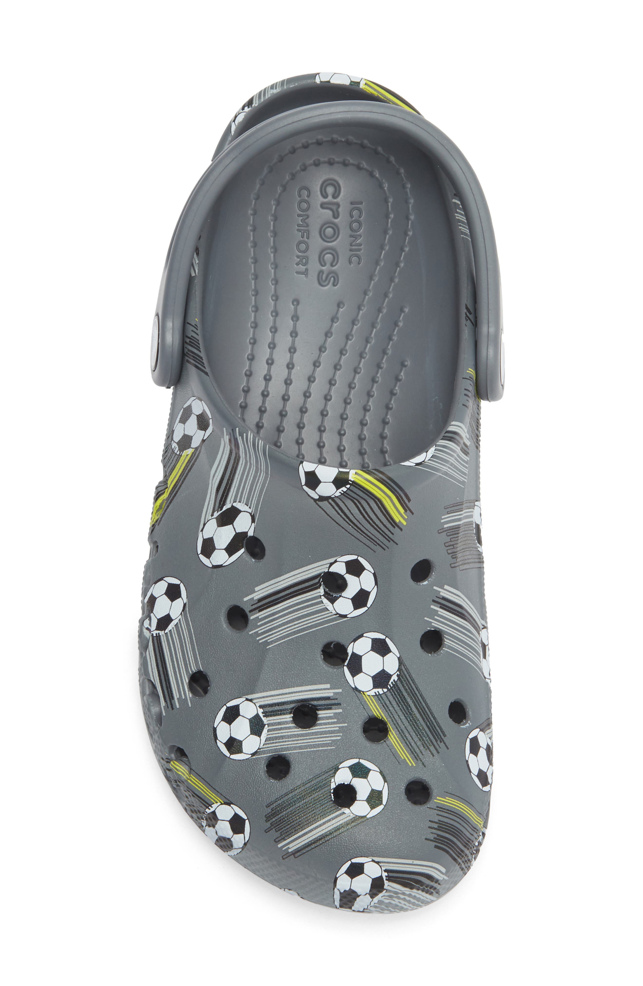 CROCS Kids' Baya Print Clog, Alternate, color, Charcoal