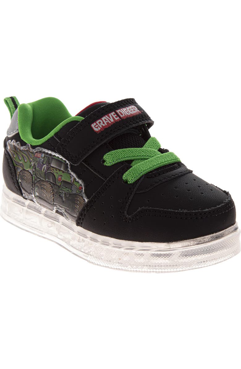 Monster Jam Sneaker, Main, color, Black Green