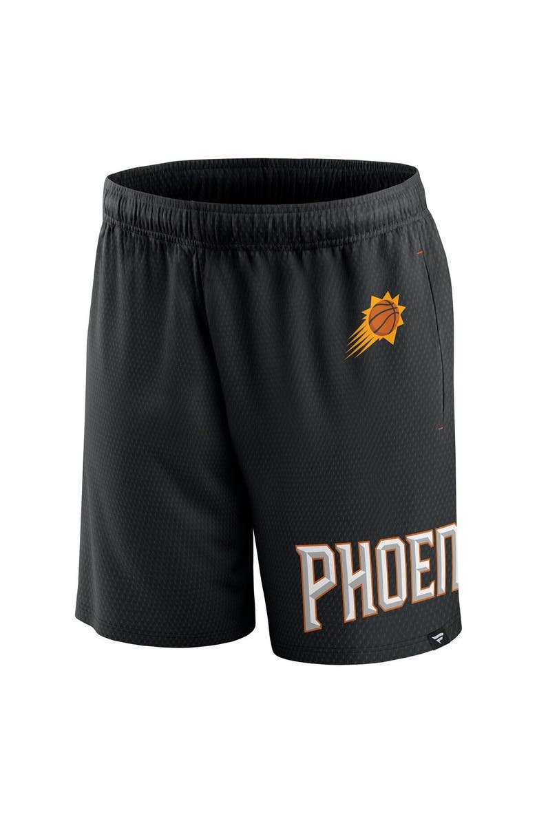 FANATICS Men's Fanatics Branded Black Phoenix Suns Free Throw Mesh Shorts, Alternate, color, Black