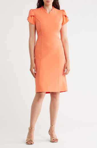 Nanette Lepore Ruffle Neck Shift Dress