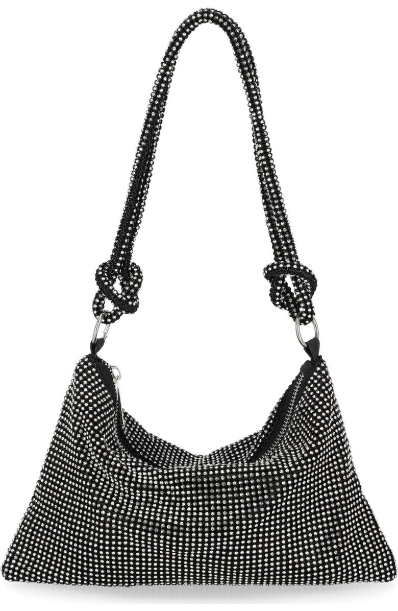 Jessica McClintock Dolly Crystal Mesh Shoulder Bag, Main, color,