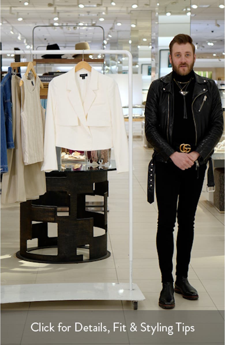 Crop Blazer, sales video thumbnail