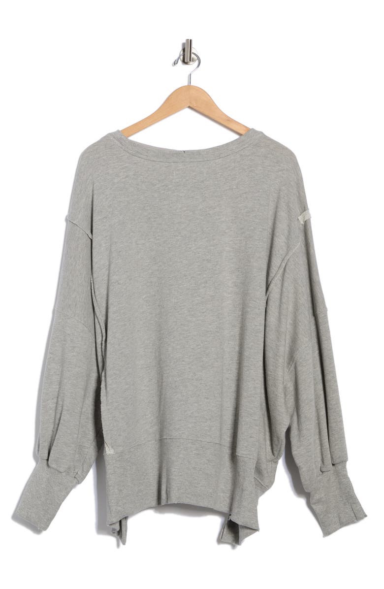 Free People Camden Oversize Cotton Blend Graphic Sweatshirt, Alternate, color, 
