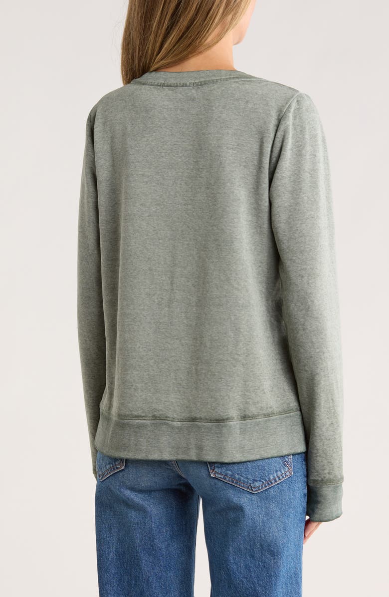 Threads 4 Thought Eudora Burnout Sweatshirt, Alternate, color, Hickory