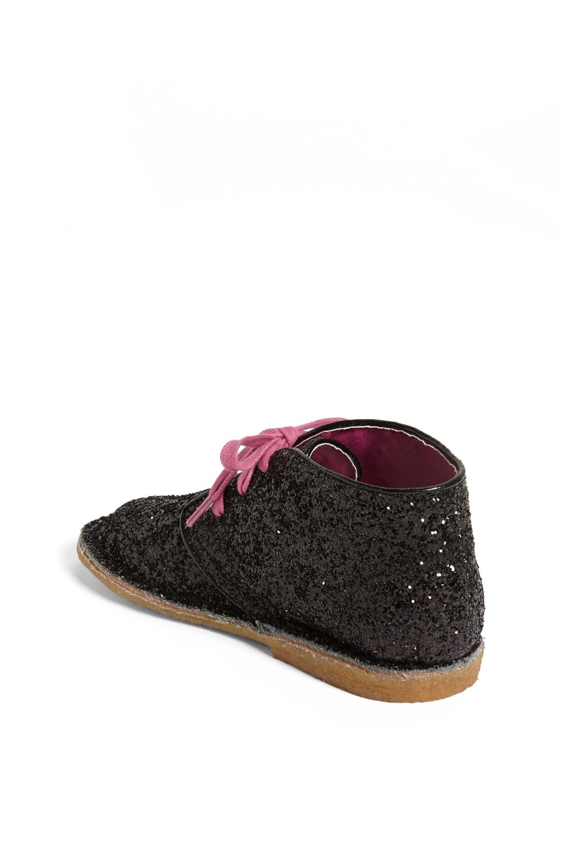 'City' Chukka Boot (Online Only)(Walker & Toddler), Alternate, color, BLACK GLITTER