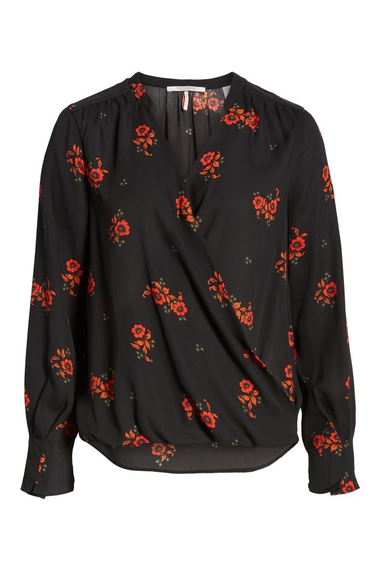 Wrap Blouse, Alternate, color, COMBO F