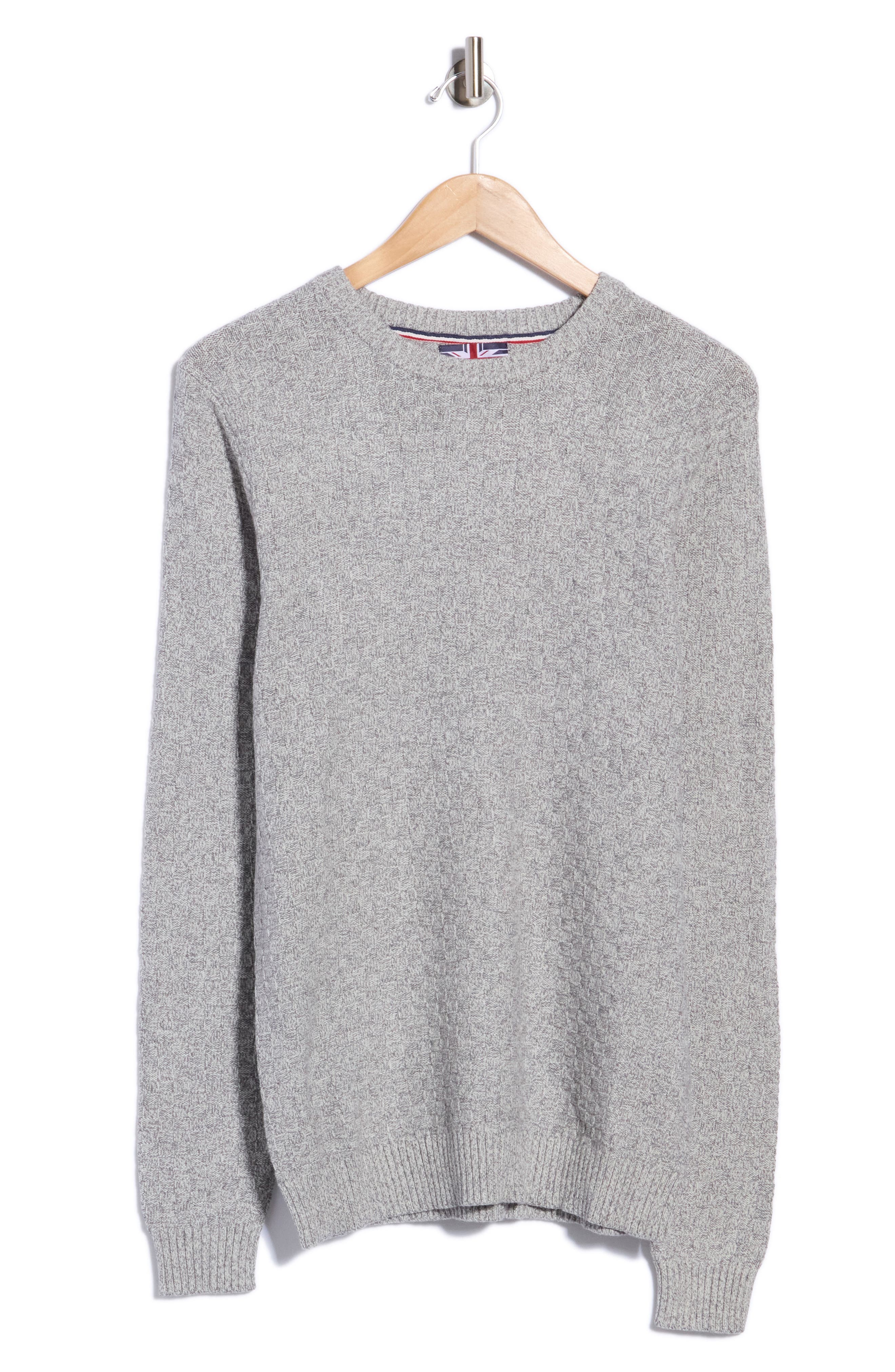 Textured Crewneck Sweater