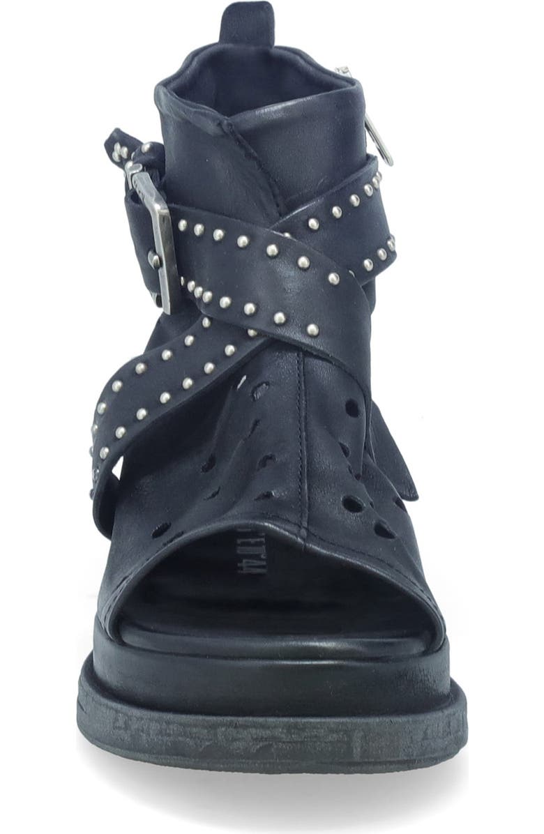 A.S.98 Lorrie Open Toe Bootie, Alternate, color, Black