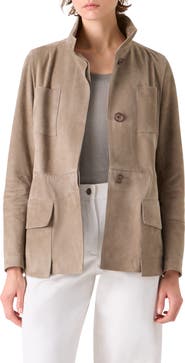 Akris Chianti Suede Jacket