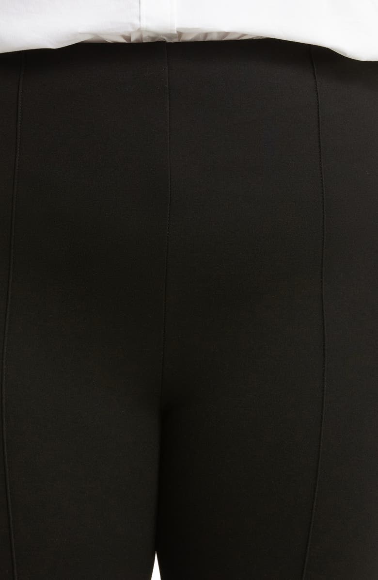 Lysse 'Lyssentials Elysse High Waist Wide Leg Ponte Pants, Alternate, color, Black