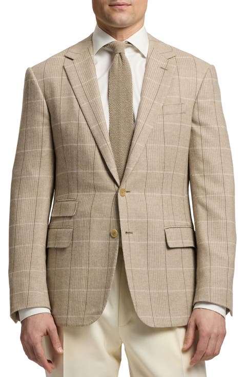 Russel Plaid Wool, Silk & Cashmere Sport Coat