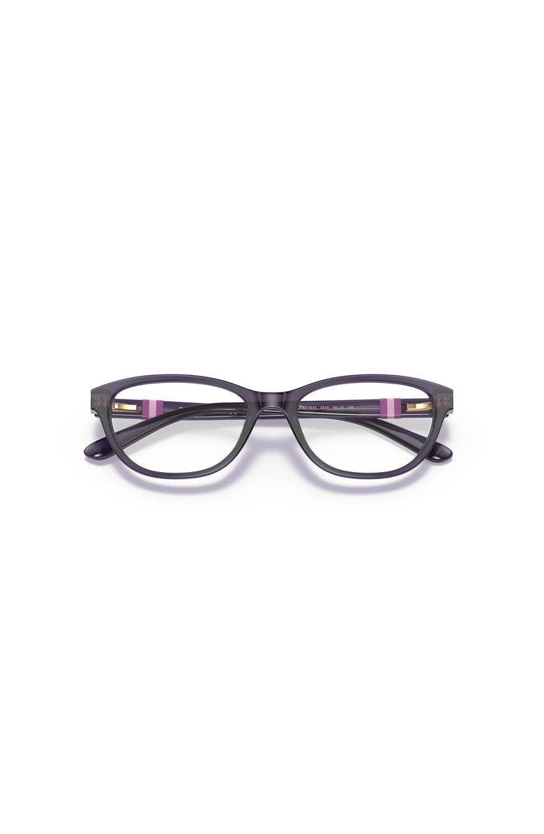 Polo Ralph Lauren 48mm Cat Eye optical glasses, Alternate, color, Violet