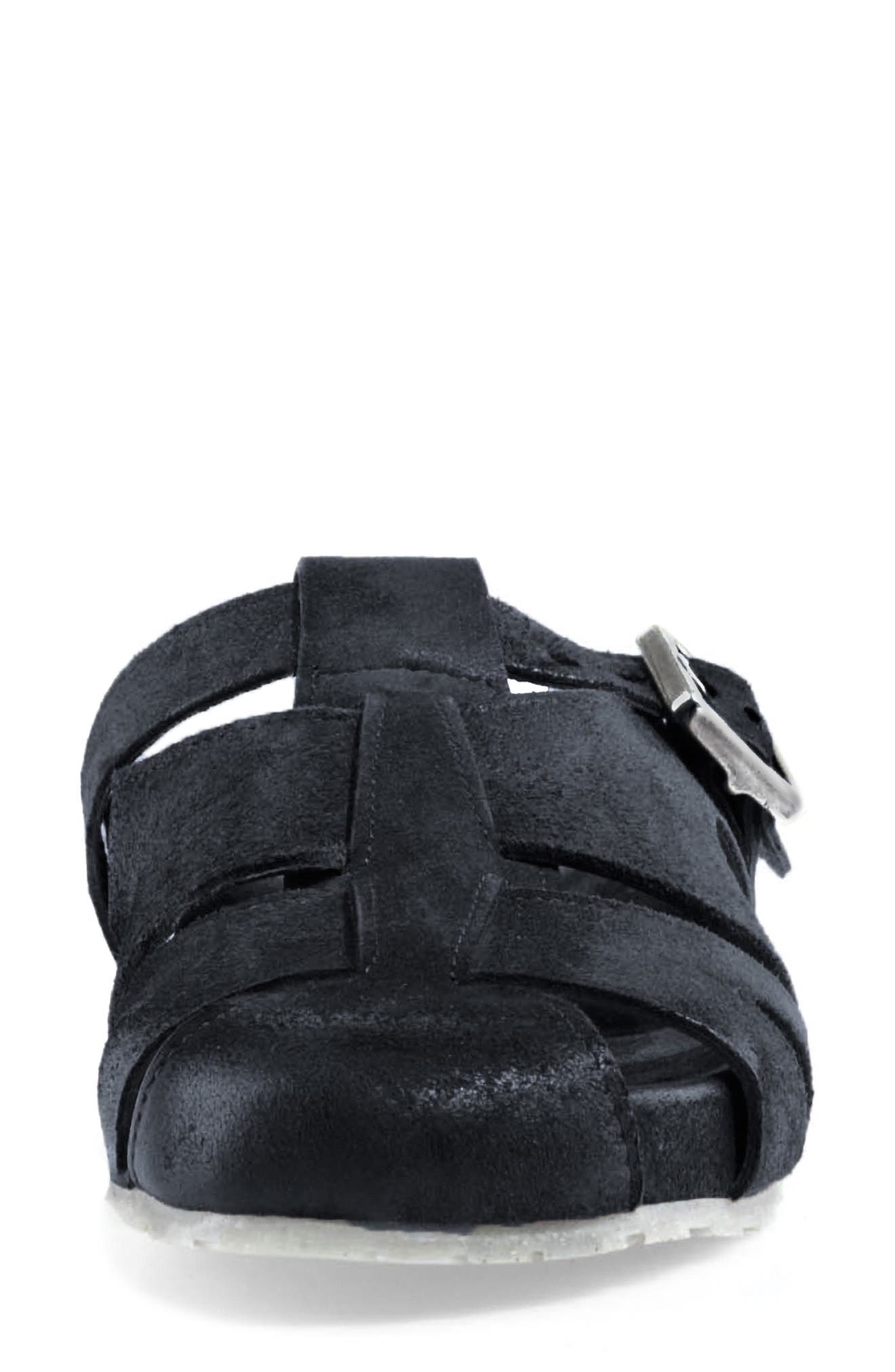 A.S.98 Roland Fisherman Sandal, Alternate, color, Black