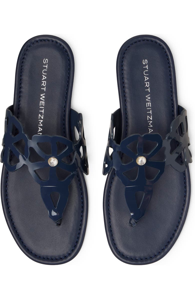 Stuart Weitzman Jasmine Cutout Sandal, Alternate, color, Nice Blue