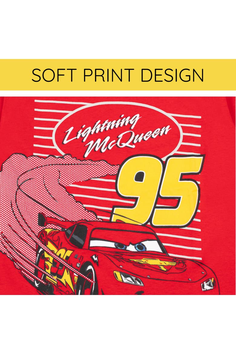 Cars 2-Piece Long Sleeve T-Shirts, Alternate, color, Red McQueen Mater