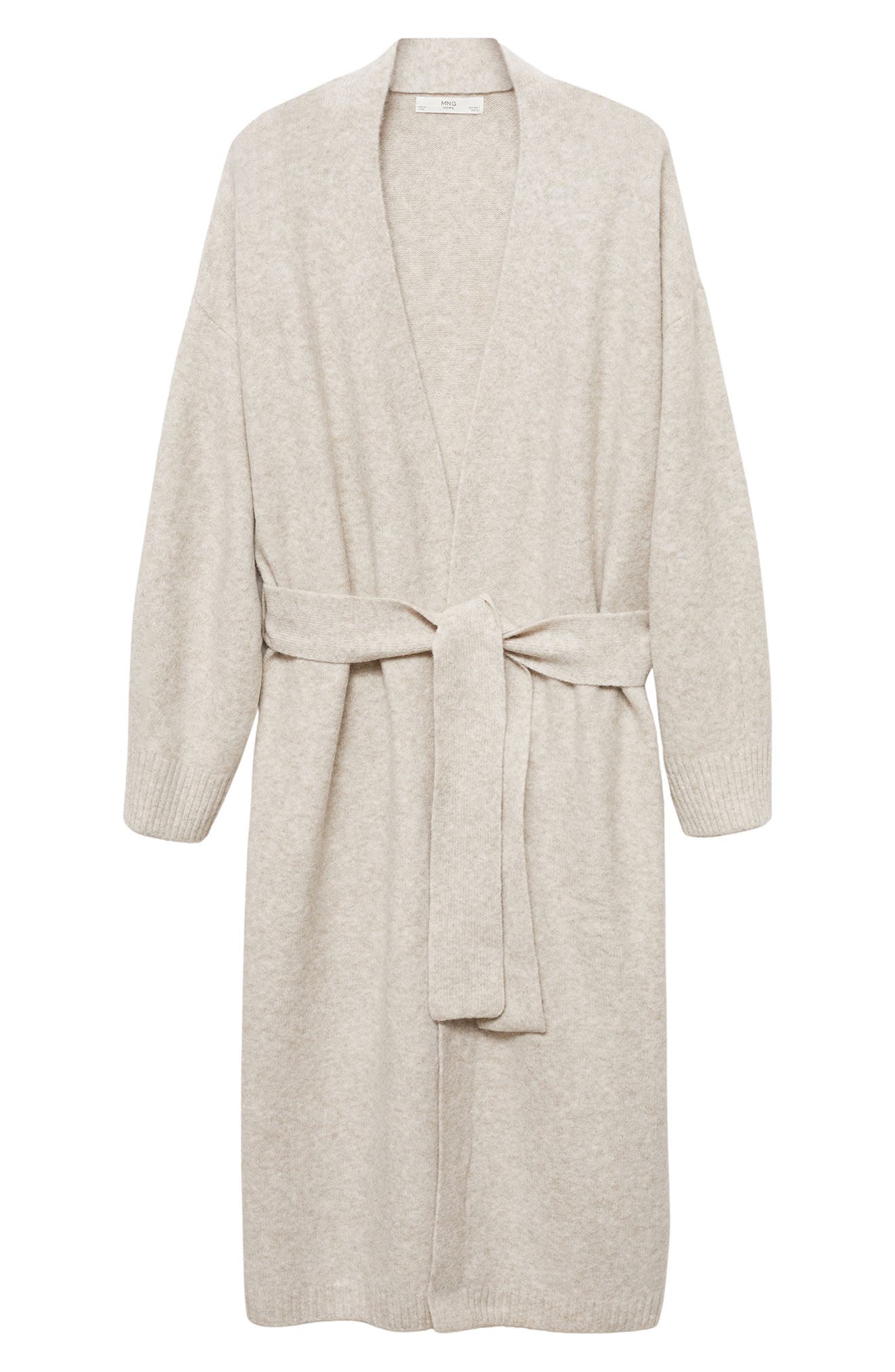 Longline Tie Belt Cardigan