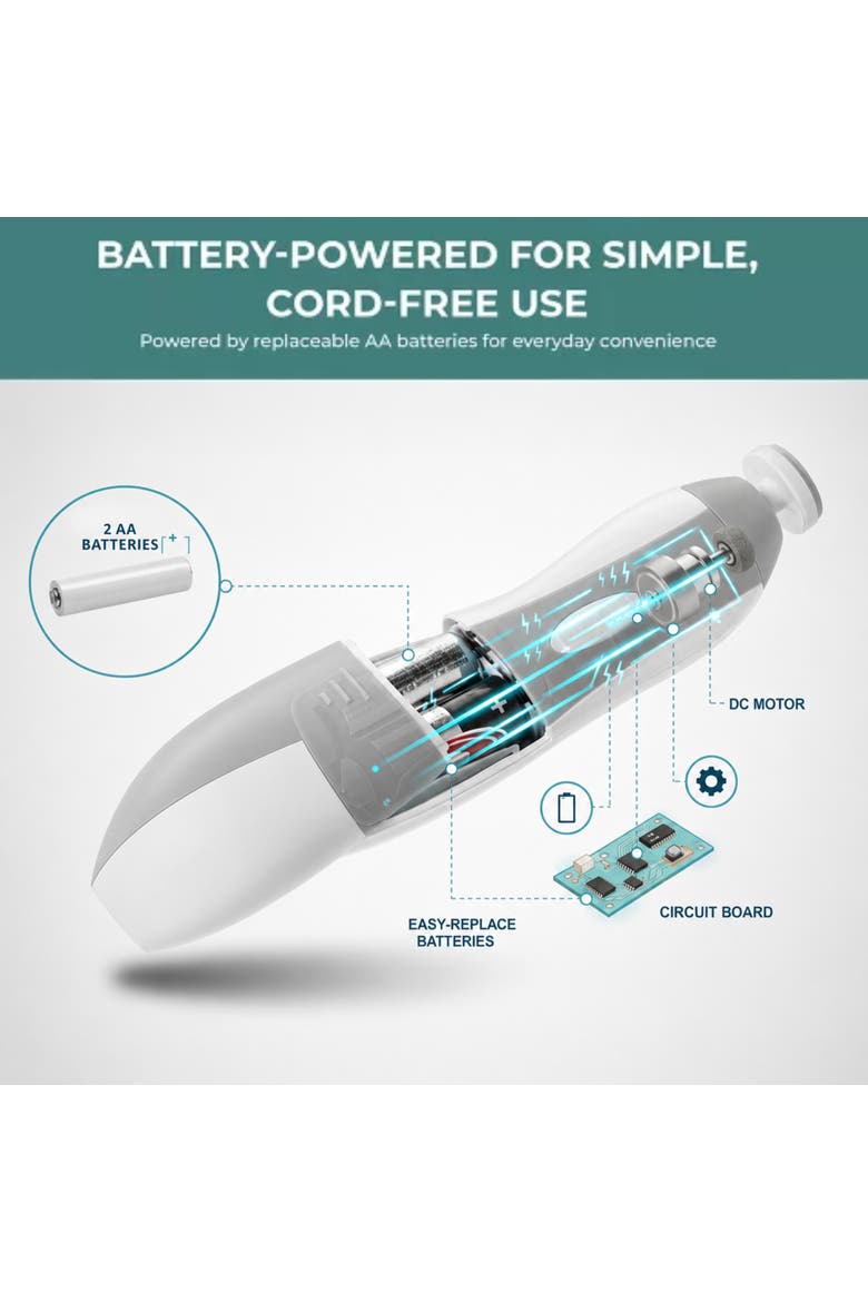 Electric Baby Nail Trimmer Gentle Care Kit, Alternate, color, Gray