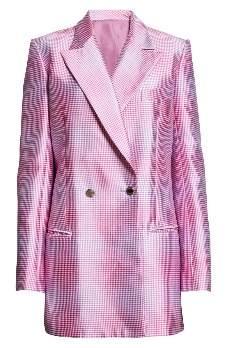 Brandon Maxwell The Jessy Oversize Silk & Wool Mikado Blazer, Alternate, color, 