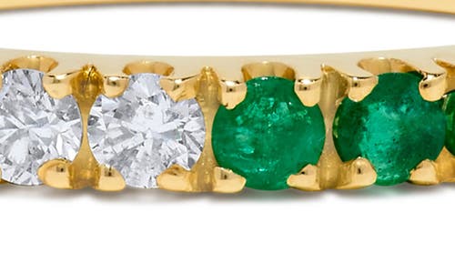 H.j. Namdar Half Diamond Half Emerald Ring