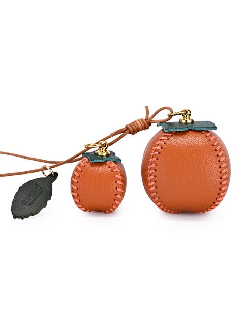 Persi Genuine Leather Botanical Fruit Charm