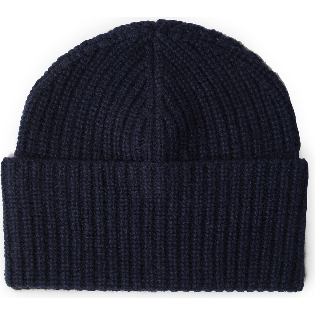 Brunello Cucinelli Cashmere English Rib-knit Beanie In Blue