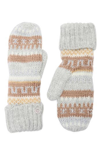 Ted Baker London Fair Isle Knit Mittens In Blue
